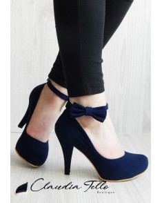 Tacones Victoria Azul
