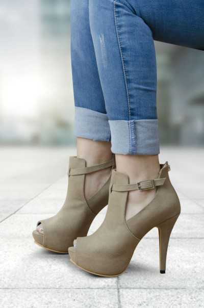 Botines Nataly Taupe (Despuntado)