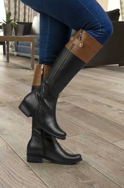 Botas Daniela Cuero Combinado