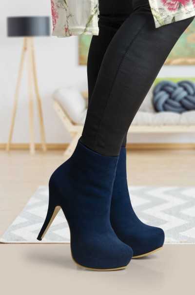 Botines Camila Azul