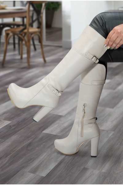 Botas Susana Taupe (Cuero)