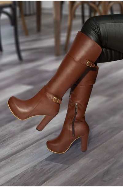 Botas Susana Café (Cuero)