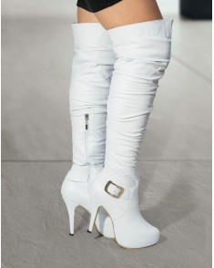 Botas Luna Blanco (Cuero)