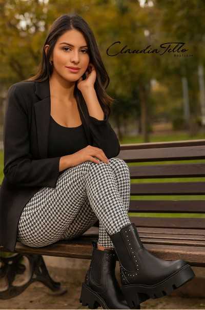 Botines Veronica Negro