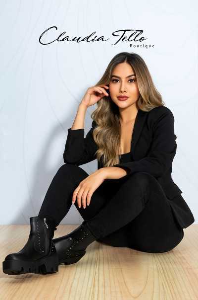 Botines Veronica Negro