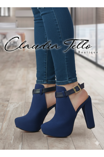 Ariana Blue Clogs