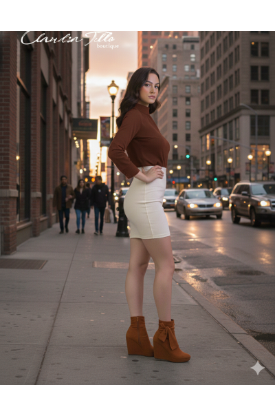 Pamela Honey Ankle Boots