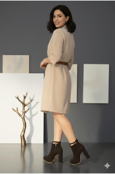 Botines Claudia Café