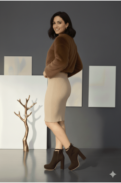 Botines Claudia Café