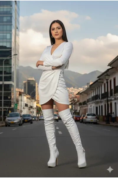 Botas Luna Blanco (Cuero)