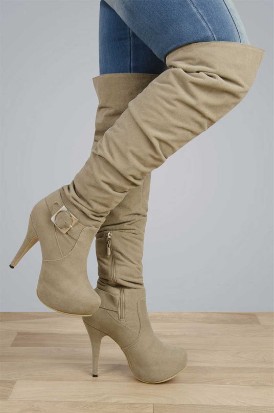 Botas Luna Taupe