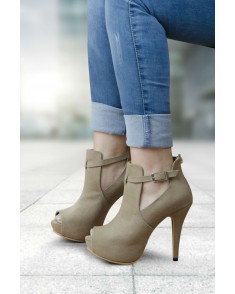 Botines Nataly Taupe (Despuntado)