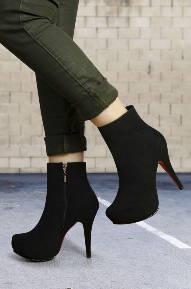 Botines Camila Negro