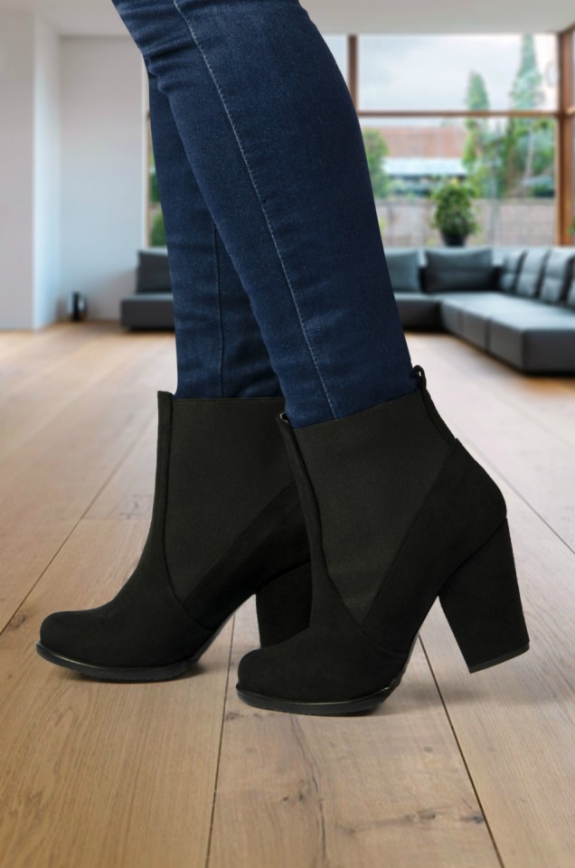 Botines Vero Negro