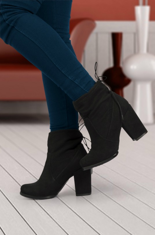 Botines Milena Negro