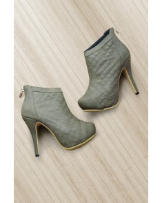 Botines Coco Verde (Cuero)
