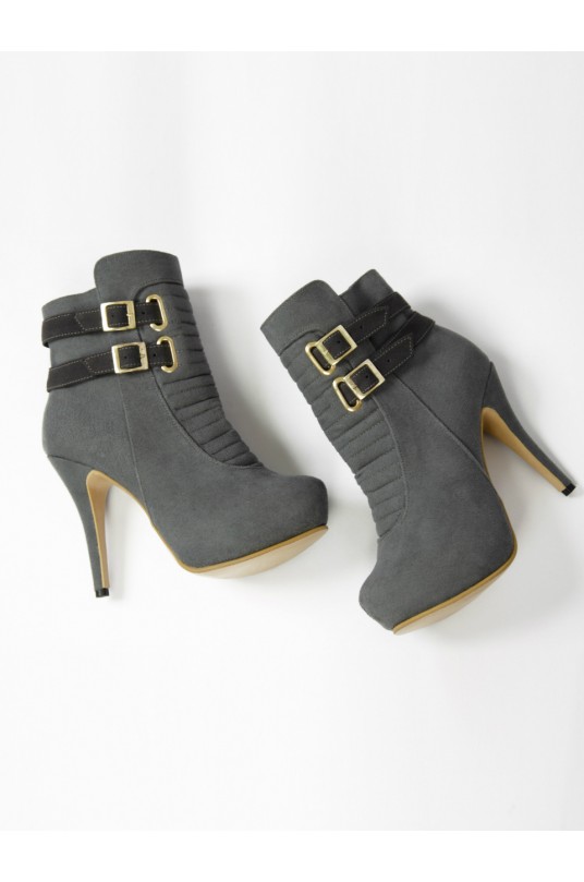 Botines Sara Gris