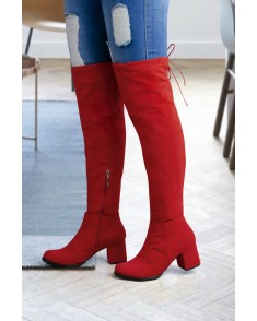 Botas Barbara Rojo
