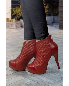Botines Coco Rojo (Cuero)