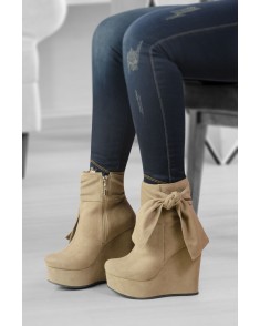 Botines Pamela Taupe