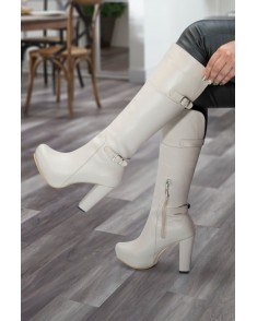 Botas Susana Beige (Cuero)