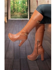 Botas Susana Miel (Cuero)