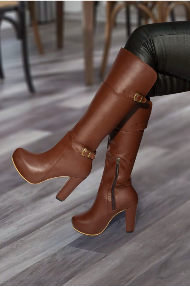 Botas Susana Café (Cuero)